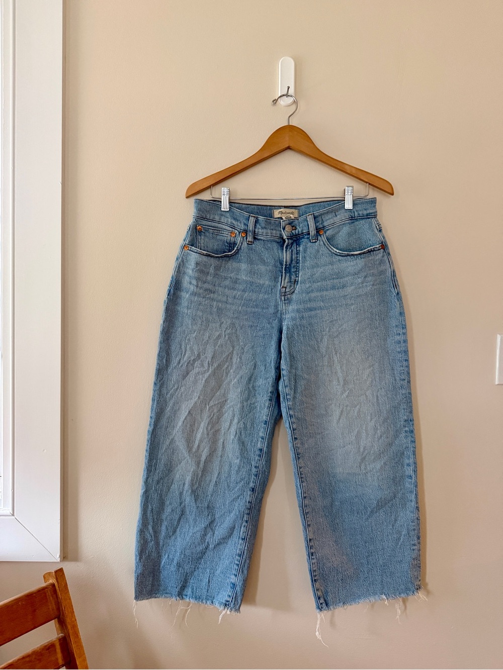 Madewell The Perfect Vintage Wide Leg Crop Jean
